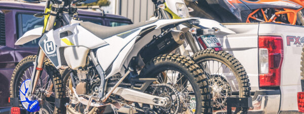 Rack N Ride Double MX Carrier for two MX, Enduro, Dual Sport Bikes up to 395lbs each.