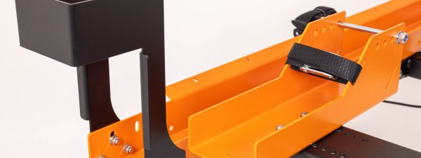 Trike and bike rack hitch carrier closeup of trays