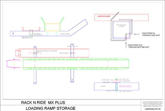 Loading Ramp assembly instructions for MX+ carrier