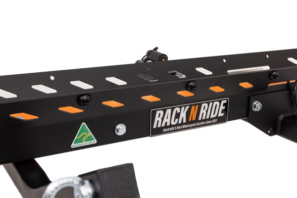Rack N Ride MX PLUS motorcycle hitch carrier close up