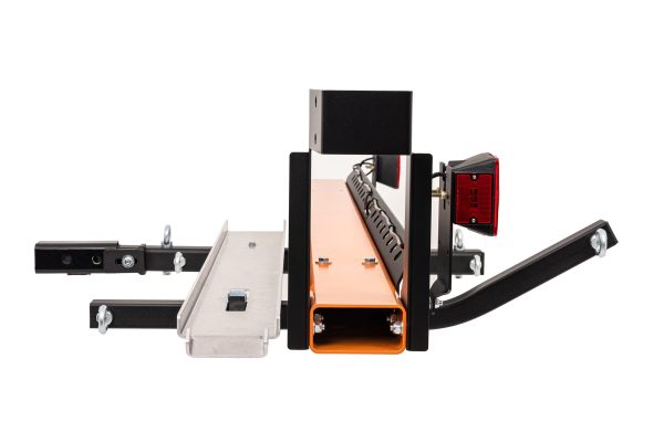 Rack N Ride MX PLUS motorcycle hitch rack side view reverse